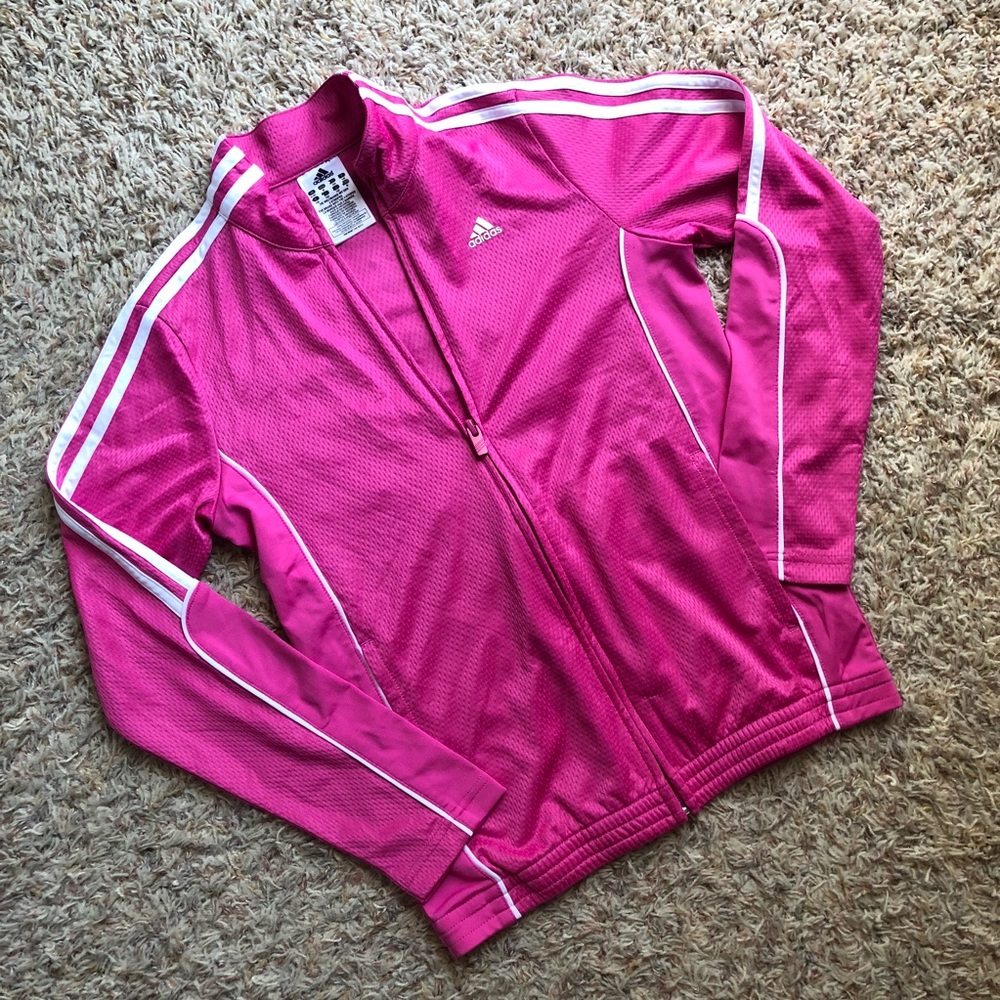 Adidas Pink Tracksuit Jacket